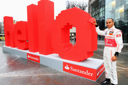 Formula One sponsor: Santander