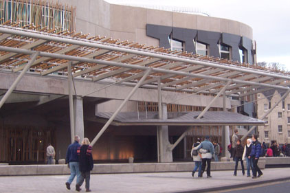 Under fire: Holyrood, home of Scottish parliament