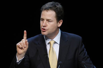 Nick Clegg: Eurozone row