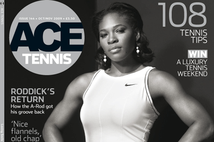 Ace: Serena Williams graces the cover