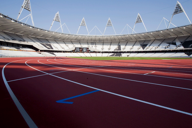 Olympic stadium: David Poultney LOCOG