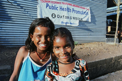 International charity work: Oxfam