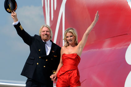 Richard Branson's airline: Virgin Atlantic