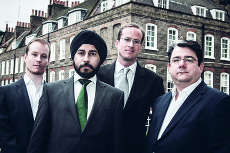 WESS founders (l-r): Andrew Whitehurst, Jag Singh, Matthew Elliott and Paul Staines