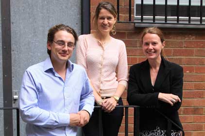 US venture: Brendon Craigie, Isabel Fox and Kristin Syltevik