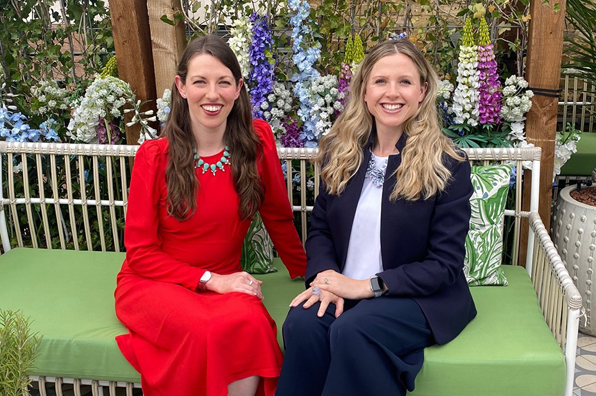 (L-R) 67Health founder Jessica Pacey with new hire Joella Melville