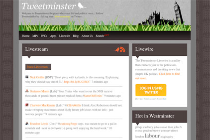 Twitter report: Tweetminster