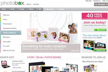 Overhaul: PhotoBox website