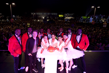 Bluewater: Light Switch On campaign featuring Conor Maynard, the English National Ballet and Flawless