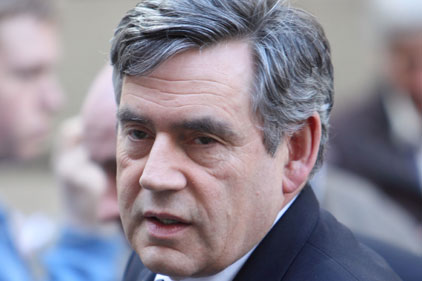 Targeted: Prime Minister Gordon Brown