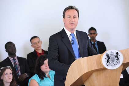 David Cameron: launched Entrepreneur First in March