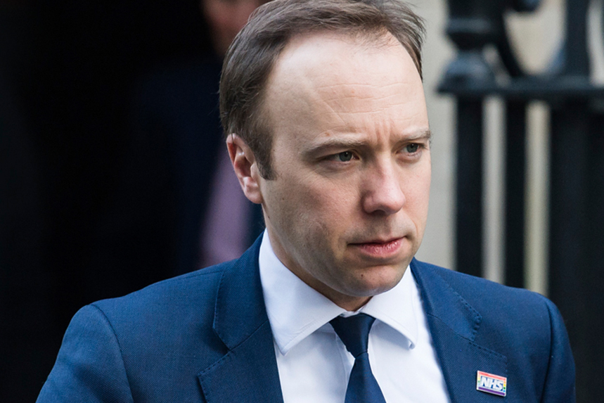 Former health secretary Matt Hancock