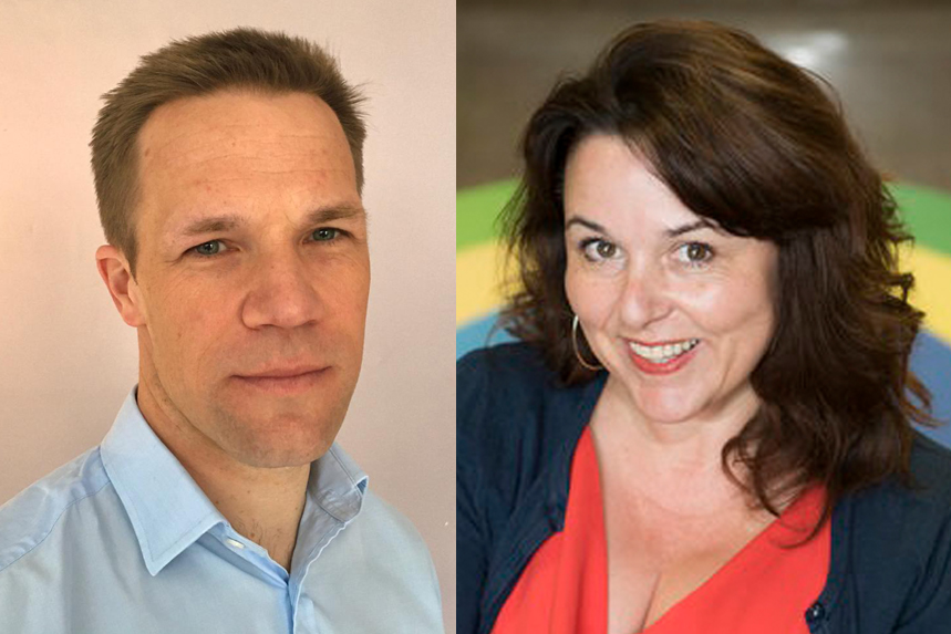 Chris Rolfe (L) will rejoin King's and Anna Macarthur (R) has been seconded to St George’s 