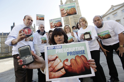 Protest: Prescription Charging Coalition