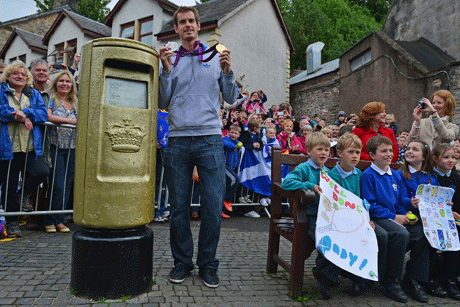 Andy Murray: Given a hero's welcome in Stirling