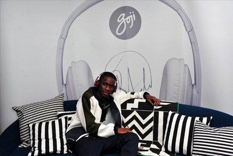 Brand ambassador: Tinchy Stryder teamed up with Dixons to promote its Goji accessory range