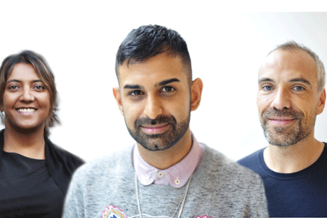 Key US John Doe figures: (left to right) Meena Khera, Rana Reeves and Adam Thomas