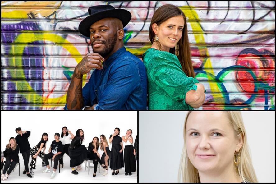 Top: (L-R) Manifest Melbourne co-founders Jessie Bowers and Isabel Thomson-Officer; Bottom left: Duo Studio team; Bottom right: Saskia Kendall, APAC head of health, Sandpiper Communications
