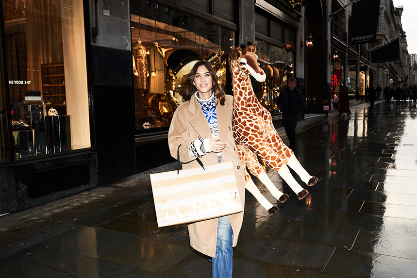 Alexa Chung fronts the campaign for Regent Street