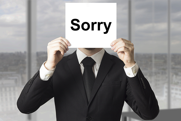 The 'Apology Clause' campaign aims to make it easier for businesses to behave with compassion when things go wrong (©ThinkstockPhotos)