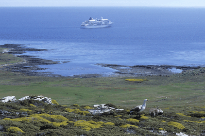 All at sea: media interest around Falklands increased