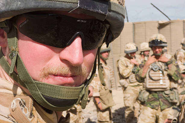 British Army officer in Helmand Province, Afghanistan (Pic credit: Lachlan Bucknall/Alamy Stock Photo)