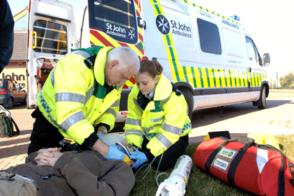 St John Ambulance: hires agency
