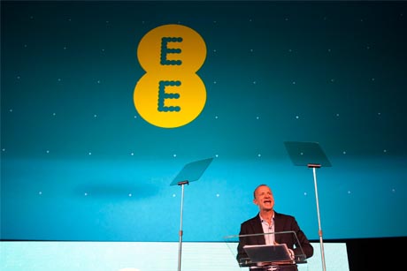 New brand:  Olaf Swantee, UK CEO of EE, announces the group's rebrand