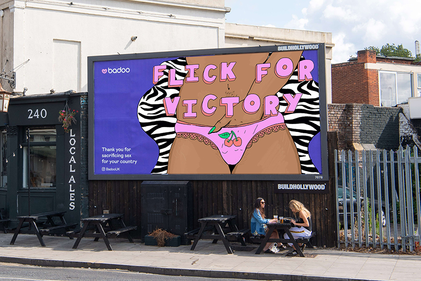 Badoo is thanking the nation's singletons for sacrificing sex.