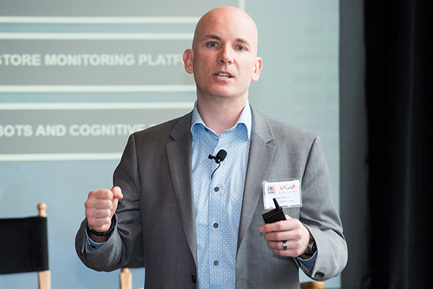 Customers expect to be as connected in store as they are online, said Zebra Technologies CTO Tom Bianculli during his keynote at the Burson-Marsteller-hosted event