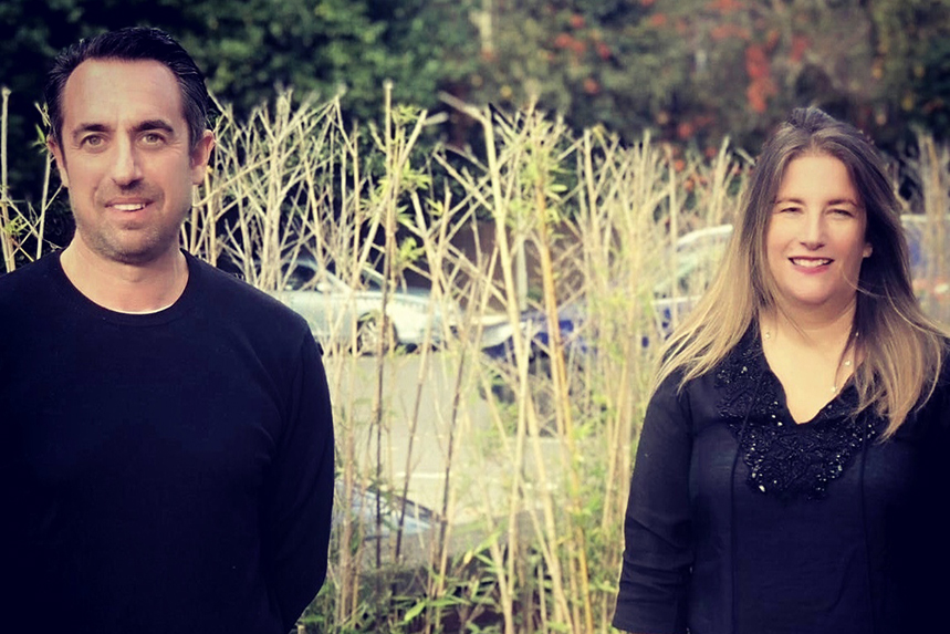 AAR's new PR lead Andrew Bloch and CEO Victoria Fox