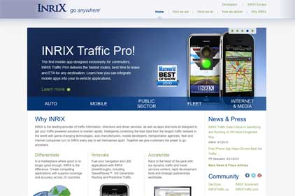 provider inrix traffic information retained hotwire agency names