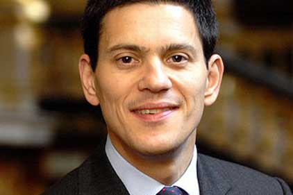 Support from Blair and Mandelson: David Miliband