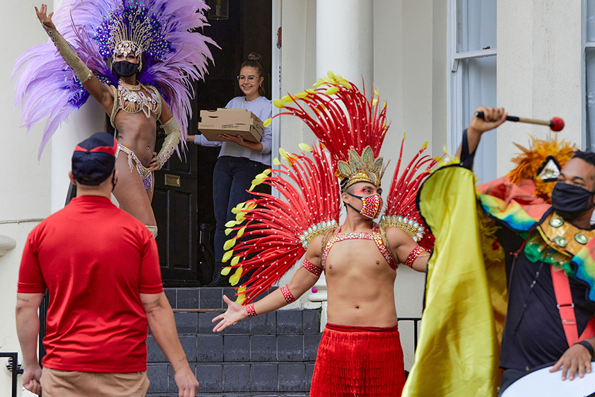 Papa John’s: delivering live carnival-style performances with pizzas