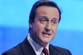 Serious: Cameron used speech to stress 'character and judgement'