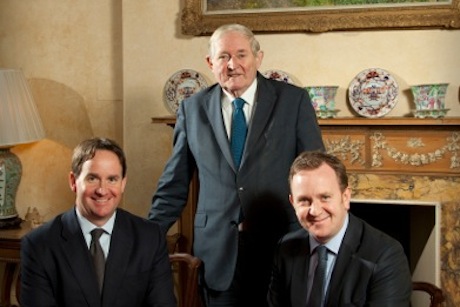 (l-r) Andrew Wilson, Sir Angus Grosshart and Malcolm Robertson