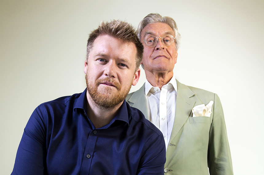 A family affair: Nexus MD Harvey Choat with chairman – and grandfather – Jonathan