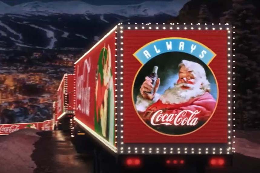 Holidays are coming: campaign is often described as the 'unofficial start of Christmas'