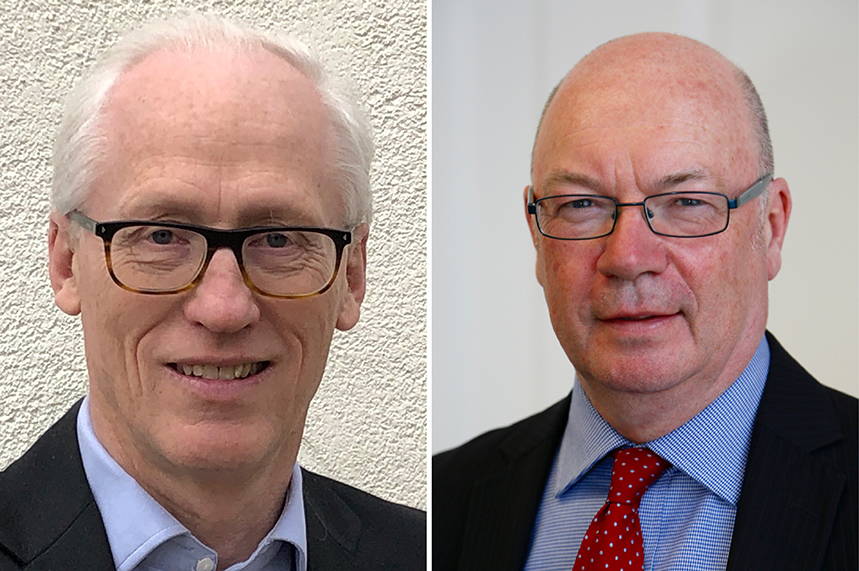 (L-R) John Griffith-Jones and Alistair Burt have joined GK Strategy