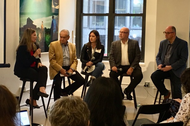 Panelists discuss the PRWeek/BU Bellwether Survey at Communications Week.