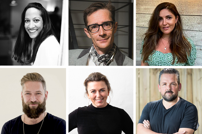 Clockwise, from top left: Maneeze Chowdhury, James Gordon-MacIntosh, Sophie Raine, James Herring, Alex Bell and Joe Mackay-Sinclair