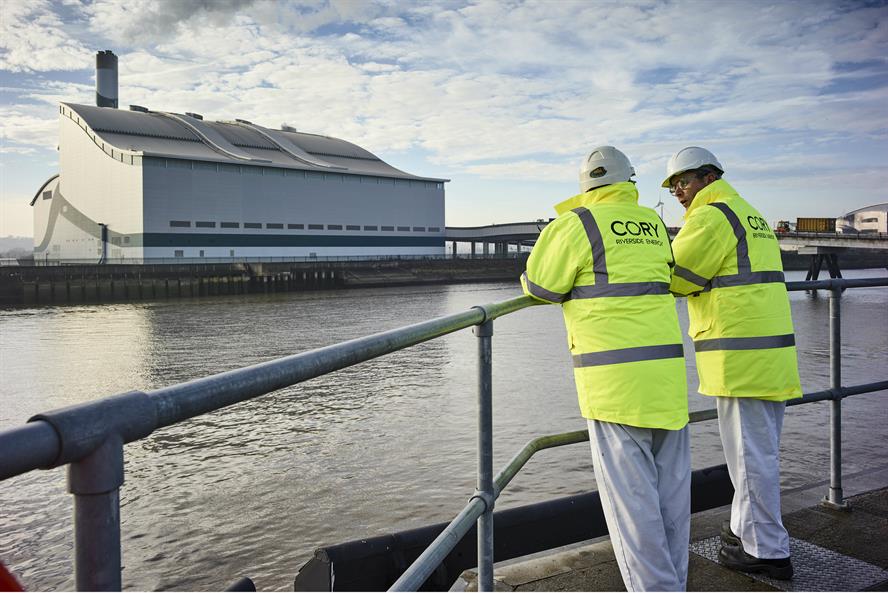 Cory Riverside Energy: hires Headland following restructure