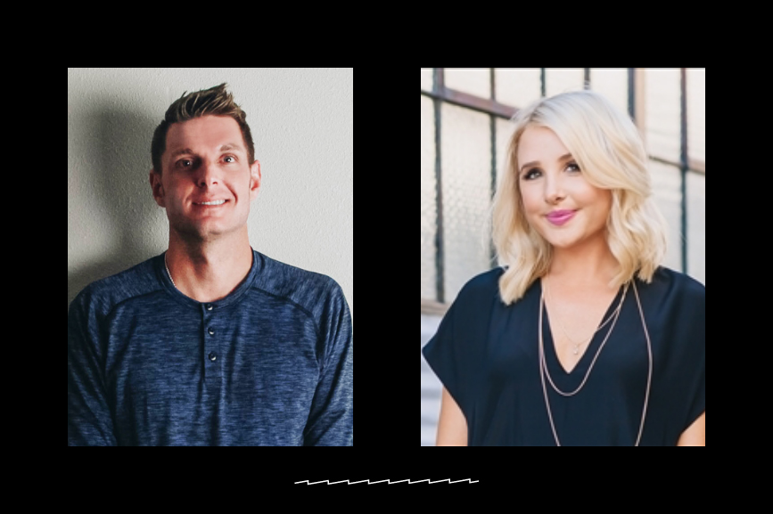 Grayson Lafrenz, founder and CEO, Power Digital (L) and Sara Brooks, founder and CEO, Covet PR (R). Photo credit: Power Digital.