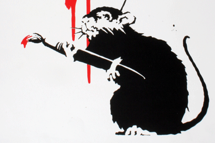 Online auction: Banksy's Love Rat