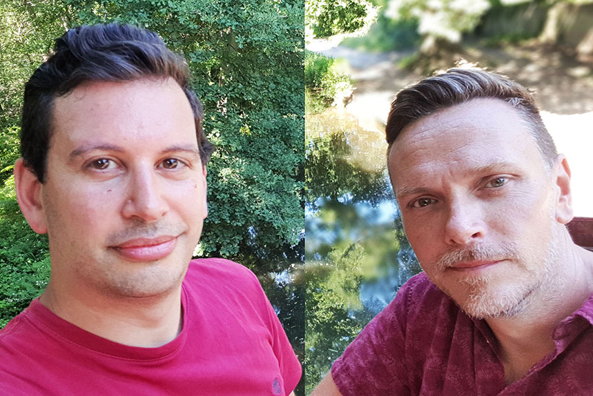 (L-R) Mongrel Creative co-founders Damiano Polcaro and Paul Pilbeam