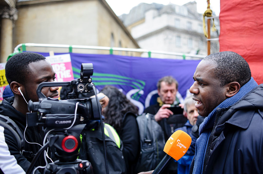 David Lammy (R) is the Parliamentary Labour Party's best spokesperson, according to a new poll (pic credit: Getty Images)