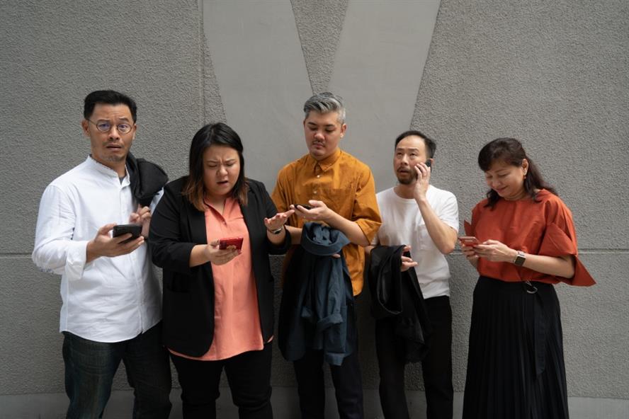 From left to right: Jin Ooi, BlessAnn Luah, Junren Xiao, David Tan, Lena Soh-Ng