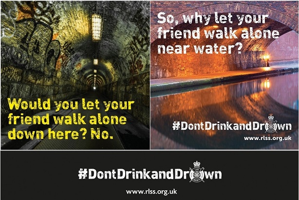 The Don't Drink and Drown campaign is being amplified across the public sector