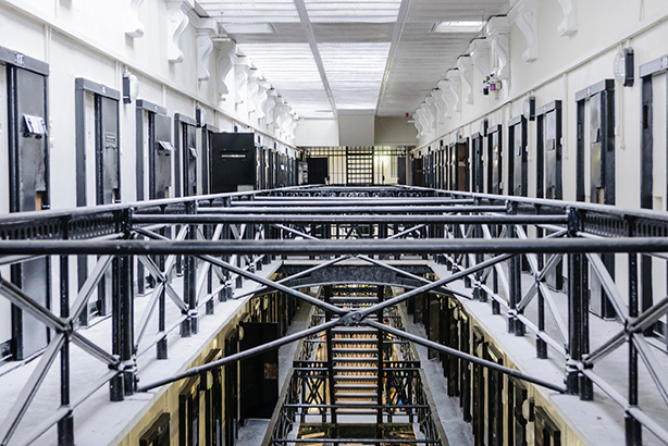 Cells and landing in the Crumlin Road Gaol, a Victorian built prison (Pic credit: Stephen Barnes / Alamy Stock Photo)