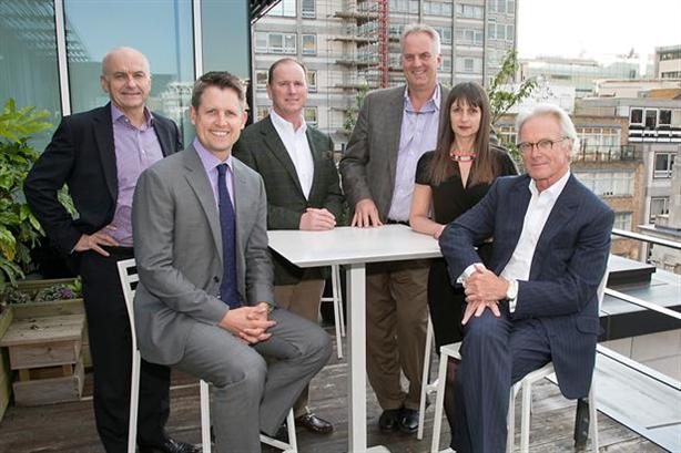 Peter Scott (right) with fellow Engine and Lake Capital executives in the summer